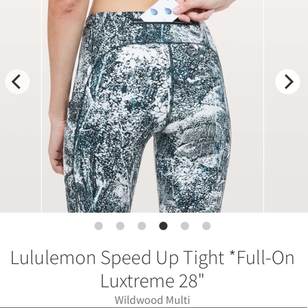 Lululemon Speed Up tight wildwood